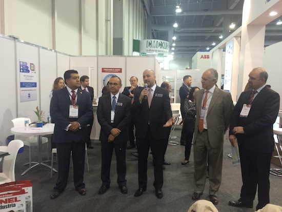 EXPO PACK Executives during the inauguration of the fair on June 16, 2015