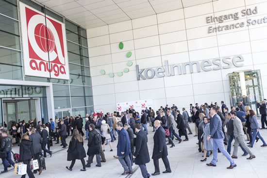 South Entrance to the Koelnmesse for ANUGA 2015