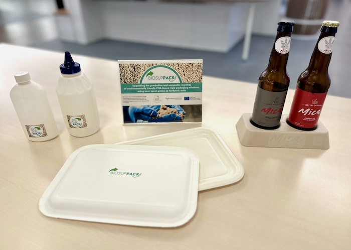 De residuos de cerveza a envases circulares biobasados