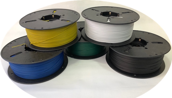Alambre plastificado tipo twist para empaque y muchas aplicaciones