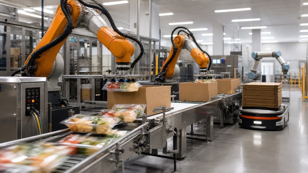 Robótica para empaque en EE. UU.: el mercado casi se duplicará a 2031, según PMMI